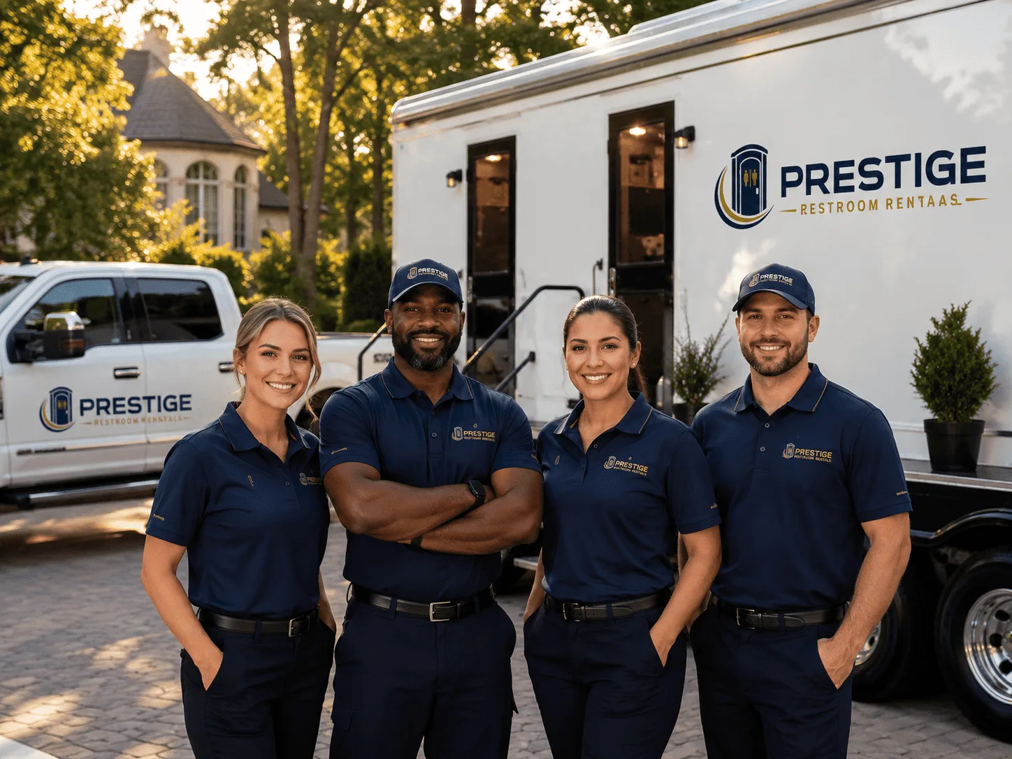 Trusted Luxury Portable Restrooms company in Andreas, PA